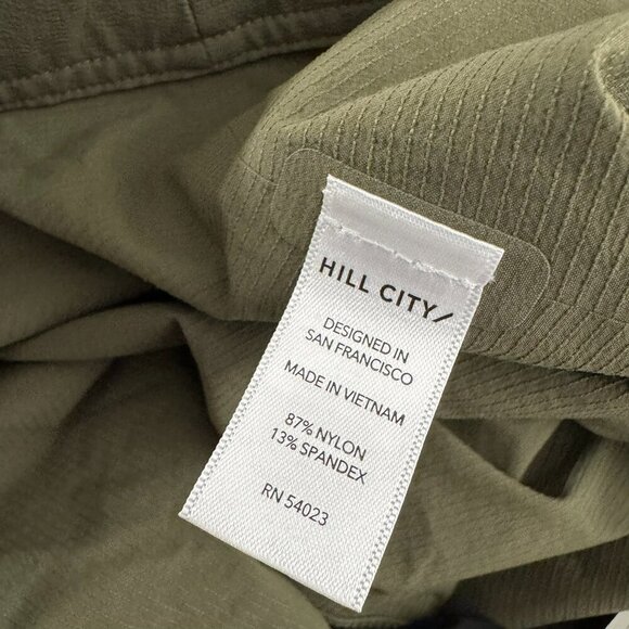 Hill City Surp Boardshort Mens Size 40 Green Nylon Spandex Swim NWT SS-1820 - Picture 8 of 10